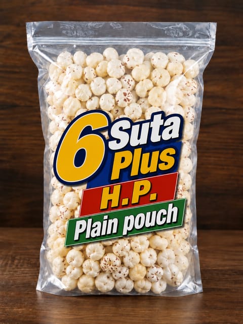 6 Suta+ HP 100 GM Plain Pouch  20 Kg